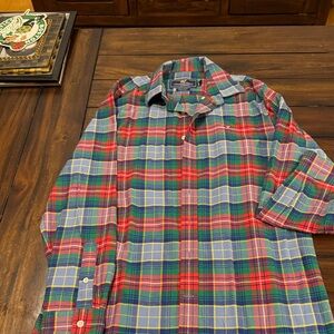 Vineyard Vines Colorful Plaid Kids Button Down Shirt